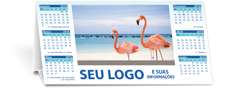 Calendário  Com Imagem 