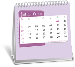 Calendário 12 Folhas